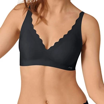Afbeelding van Sloggi Zero Feel Wavy Bralette damesbeha, zwart., XS