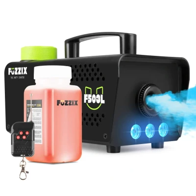 Afbeelding van Fuzzix F503L rookmachine 500 Watt 3 RGB LEDs draadloze