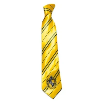 Afbeelding van Rubie&#039;s Officiële Harry Potter Huffelpuf Deluxe Stropdas, kostuumaccessoire Volwassenen/Kind, One Size Leeftijd 6 Jaar, Wereldboekdag