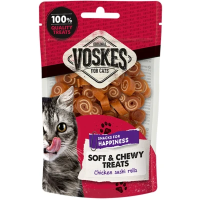 Afbeelding van 10x Voskes Sushi Rolls Kip 60 gr