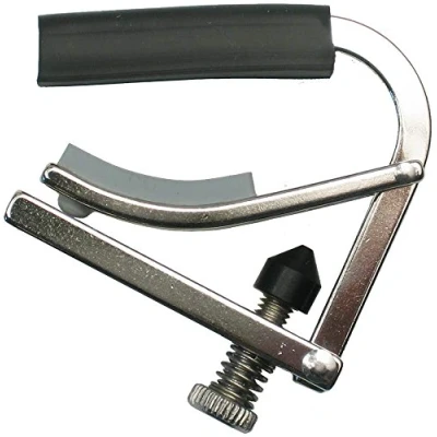 Afbeelding van Shubb Capo C5r / Banjo nikkel afgerond (Capo), Accessoires voor instrumenten, Goud
