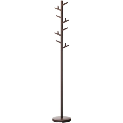 Afbeelding van Yamazaki Staande kapstok Branch Bruin 28x28x176cm