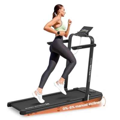 Afbeelding van Mobvoi Home Loopband SE 3 in 1 opvouwbare met 6% helling Recliner 2.5 HP Draagbare voor onder het bureau afstandsbediening thuis en op kantoor