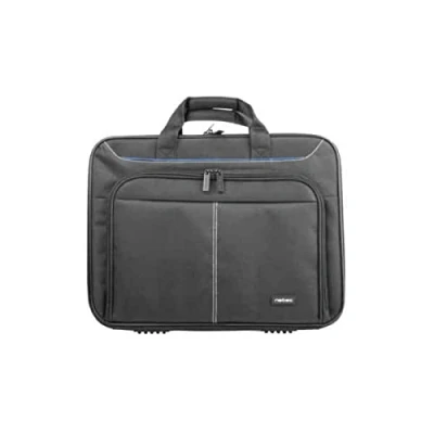 Afbeelding van Natec Doberman Laptoptas 15,6&#039;&#039; Zwart anti shock schoudertas vakken veilig