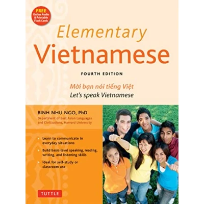Afbeelding van Elementary Vietnamese: Let&#039;s Speak Vietnamese, Revised and Updated Fourth Edition (Free Online Audio Printable Flash Cards)
