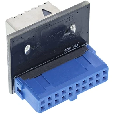 Afbeelding van InLine USB 3.0 naar 3.1 Front Panel Key A Adapter intern, Interne kabel (PC)