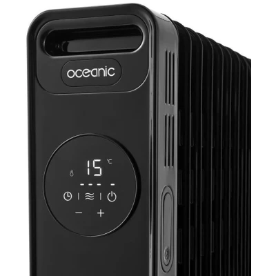 Afbeelding van Elektrisch radiatoroliebad 2500W OCEANIC 3 vermogens Elektronische thermostaat Afstandsbediening Mobiel Zwart