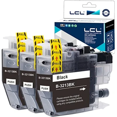 Afbeelding van LCL Inktcartridge compatibel met LC 3213 LC3213 3211 3213BK LC3213BK (4 zwart) vervanging voor Brother DCP J770 J772DW J774DW MFC J890DW J895 J497DW J572DW