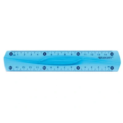Afbeelding van Liniaal 15cm flex transparant