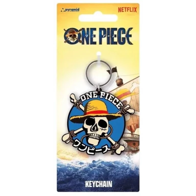 Afbeelding van Pyramid Int. One Piece Live Action Rubberen Sleutelhanger Straw Hat Crew Icon (Diversen) Nieuw