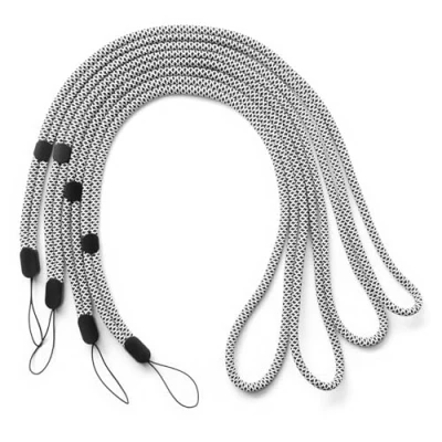 Afbeelding van trage.band® Lange verstelbare draagband/omhangband, 4 stuks, zwart wit