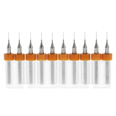 Afbeelding van 10 stuks 0,5 mm BE TOOL wolfraamcarbide roterende boor 2,5 1/8 inch schacht voor PCB, remel, sieraden, CNC, zachte metalen, printplaat, graveergereedschap, meerkleurig