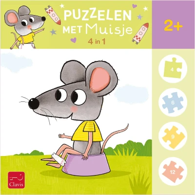 Afbeelding van Clavis Puzzelen met Muisje. 2+