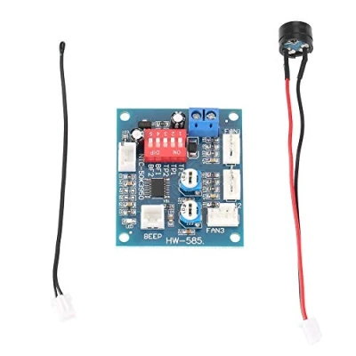 Afbeelding van Fan Speed Controller, DC 12 V vier draad thermostaat PWM Controller Gouverneur Module voor PC