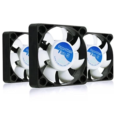 Afbeelding van AABCOOLING Super Silent Fan 5 and Efficient 50mm with 4 Anti vibration Pads Value Pack 3 Pieces, Airflow Fan, Computer 3D Printer Case 17,5 dB