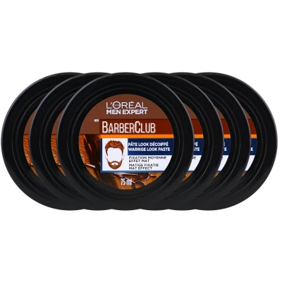 Afbeelding van 6x L&#039;Oréal Men Expert BarberClub Styling Paste 75 ml