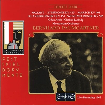 Afbeelding van Mozarteum Orchester Salzburg Mozart: Sy Kv 425, Marsch Kv408, Klavierkon (CD)