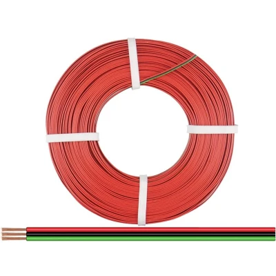 Afbeelding van Donau Elektronik 325 014 25 Draad 3 x 0.25 mm² Rood, Zwart, Groen m