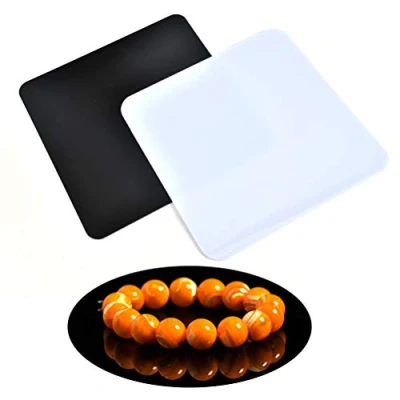 Afbeelding van 2 stuks fotografie achtergrondbord, 30 x cm acryl reflecterende displayborden, bord, accessoires voor product tafelblad schieten, gemakkelijk schoon
