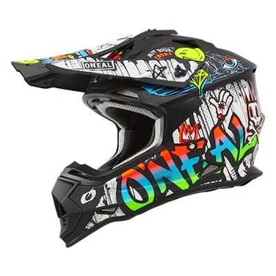 Afbeelding van Oneal 2SRS Rancid veelkleurige motorcrosshelm, veelkleurig, afmeting M voor man