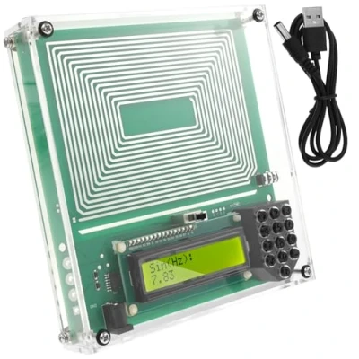 Afbeelding van Schumann Golvenresonantiegenerator 0,01 Hz tot 30000 verstelbare sinus, vierkante en omgekeerde golfgenerator 7,83 ultralage frequentiegenerator met stofkap voor ontspanning (groen)