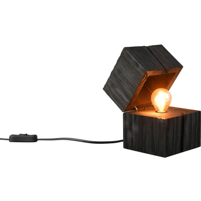 Afbeelding van Trio Leuchten Tafellamp Treasure Zwart incl. 1x E14 LED 2Watt