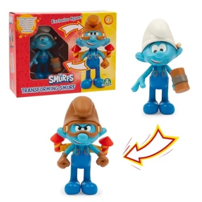 Afbeelding van De Smurfen Transformatiefiguur Knuffelsmurf, PUF 232