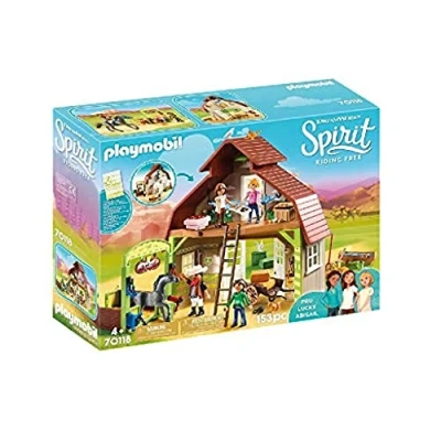 Afbeelding van PLAYMOBIL Spirit Schuur met Lucky, Pru en Abigail 70118