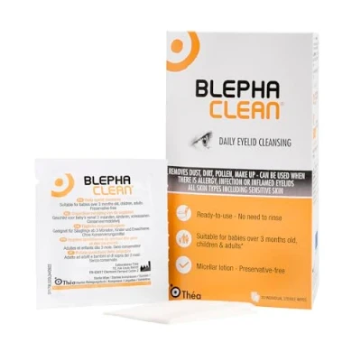 Afbeelding van Blephaclean® 20 steriele, gebruiksklare kompressen voor zachte reiniging van de oogleden, oogleden en wimpers