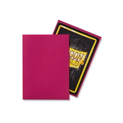 Afbeelding van Dragon Shield 100 Count Standaard Maat Matte Deck Protector Mouwen (Matte Magenta)