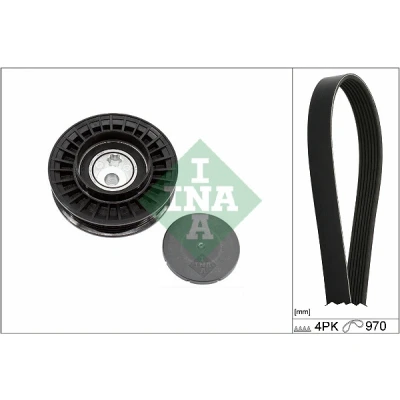 Afbeelding van Poly V riem set Schaeffler INA 529 0579 10, voor o.a. BMW, MINI