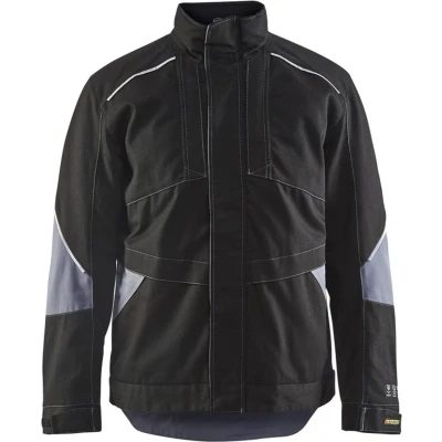 Afbeelding van Blåkläder 4961 1516 Vlamvertragende Winterjas Zwart/Grijs maat 4XL