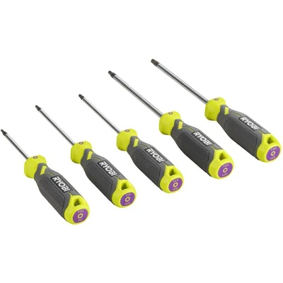 Afbeelding van Ryobi RHSDST5 Magnetische Torx Schroevendraaierset 5 stuks 5132006044