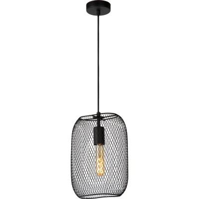 Afbeelding van Lucide MESH Hanglamp 1xE27 Zwart