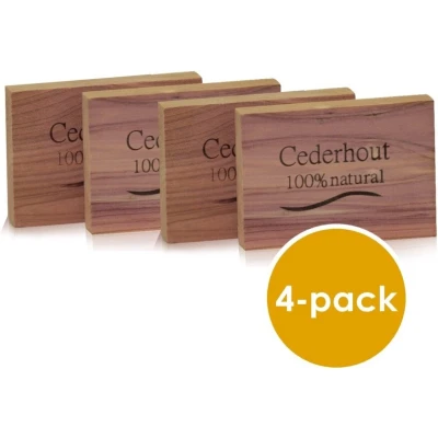 Afbeelding van Beautylin Cederhout ladenblok 100% natuurlijk 4 stuks
