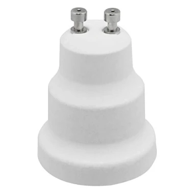 Afbeelding van Electraline 71193 lamphouder adapter GU10 op E27, wit