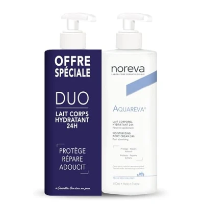 Afbeelding van Noreva Aquareva 24H Hydraterende Body Lotion 2 x 400 ml