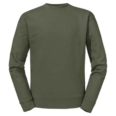 Afbeelding van Russell Heren Authentiek Sweatshirt (Olijfgroen) Maat XL