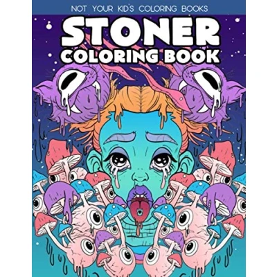 Afbeelding van Stoner Coloring Book: A Trippy Psychedelic Book For Adults