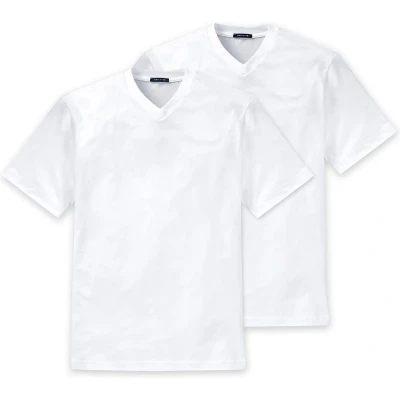 Afbeelding van Schiesser American 2P V hals Heren Ondershirt Maat XL