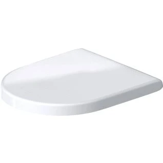 Afbeelding van Duravit WC zitting 43.6x37x3.8cm Kunststof wit