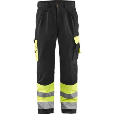 Afbeelding van Blaklader Werkbroek Hi vis 158 4 GEEL/ZWART D120
