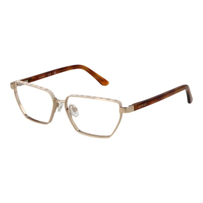 Afbeelding van Guess Donna GU50123 032 Montature da vista Metallo Oro Geometrica Normale