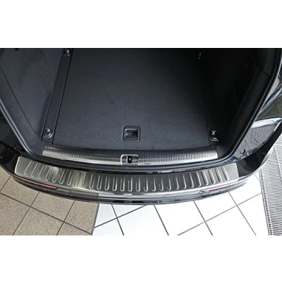 Afbeelding van teileplus24 L558 Achterbumperprotector gemaakt van V2A RVS met afschuining