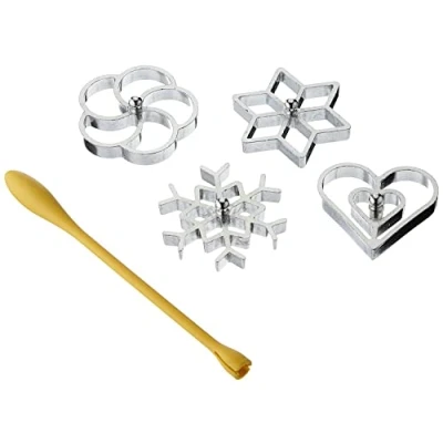Afbeelding van Tescoma 630048.00 Delícia Rozetwafel ijzer 4 stuks