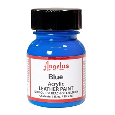 Afbeelding van Angelus leerverf Blauw 29,5ml