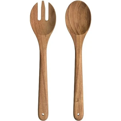 Afbeelding van Saladebestek Leonardo Matera Hout (2 Delig)