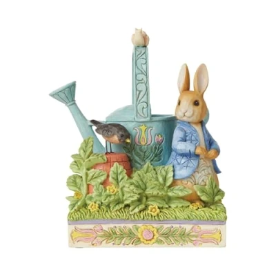 Afbeelding van Beatrix Potter By Jim Shore Peter Konijn Tuinbeeldje One Size Veelkleurig
