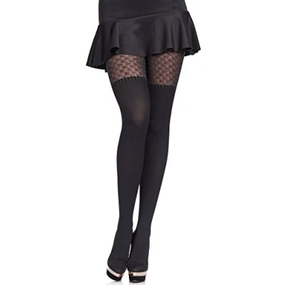 Afbeelding van Merry Style Dames Panty 60 DEN Halsterloos Polyamide MS GB 371 Zwart L