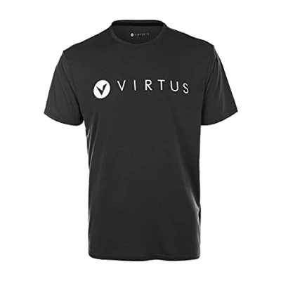 Afbeelding van Virtus Funktions Edwardo LOGO Tshirt print, Heren, Maat: Small, Black